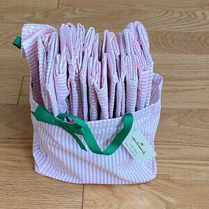 NEW Hallmark Fabric Striped Loot Bags  - 14 of them